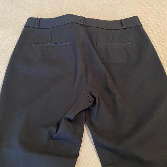Banana Republic Sloan Curvy Fit slacks 12 ankle black office work pants GUC 🖤 - Picture 2 of 7